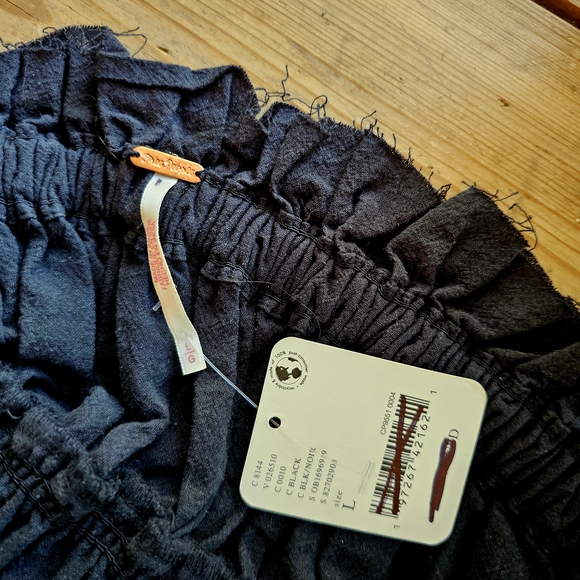 NWT Free People Strapless Crop Top Ruched Sz L - Picture 3 of 4